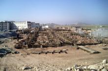 Construction of three parts of Art college \ university of Duhok