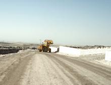 constructing the road and garages of the cultural center of Duhok university