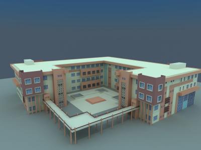بناء كلية الطب و التمريض في قرية زانكو